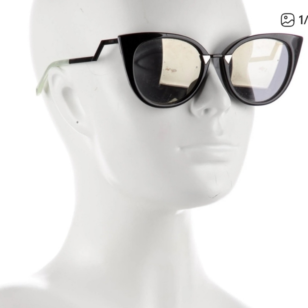 Fendi Glasses with Black and Tan Accents